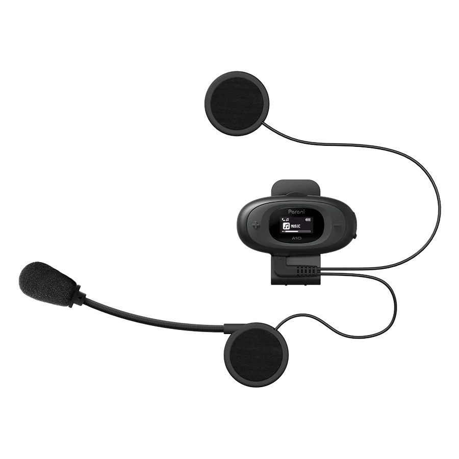Motorcycle intercom bluetooth and communication device with group ride mesh connectivity