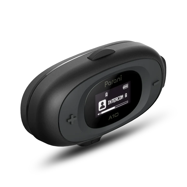 Motorcycle intercom bluetooth and communication device with group ride mesh connectivity