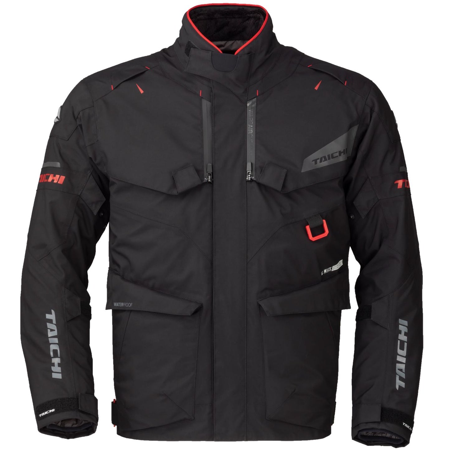 Motorcycle riding all season jacket with thermal liners and raincover CE level 2