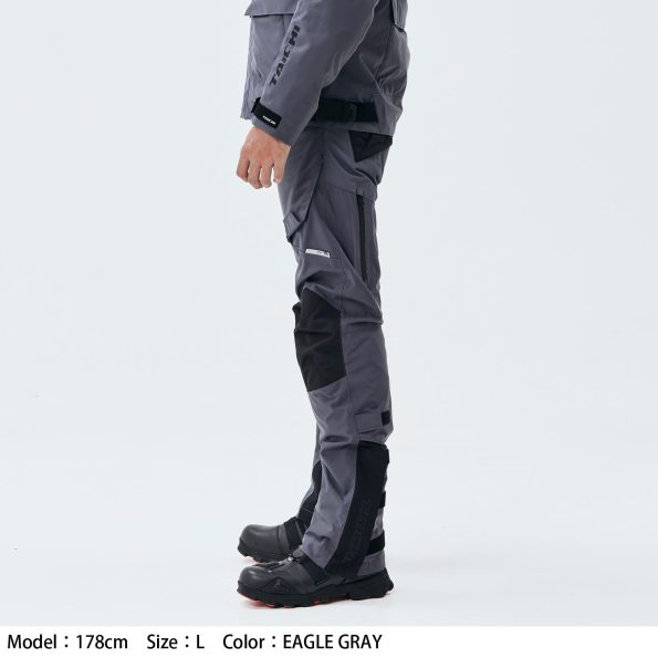Motorcycle all season liner CE level 2 riding pants grey