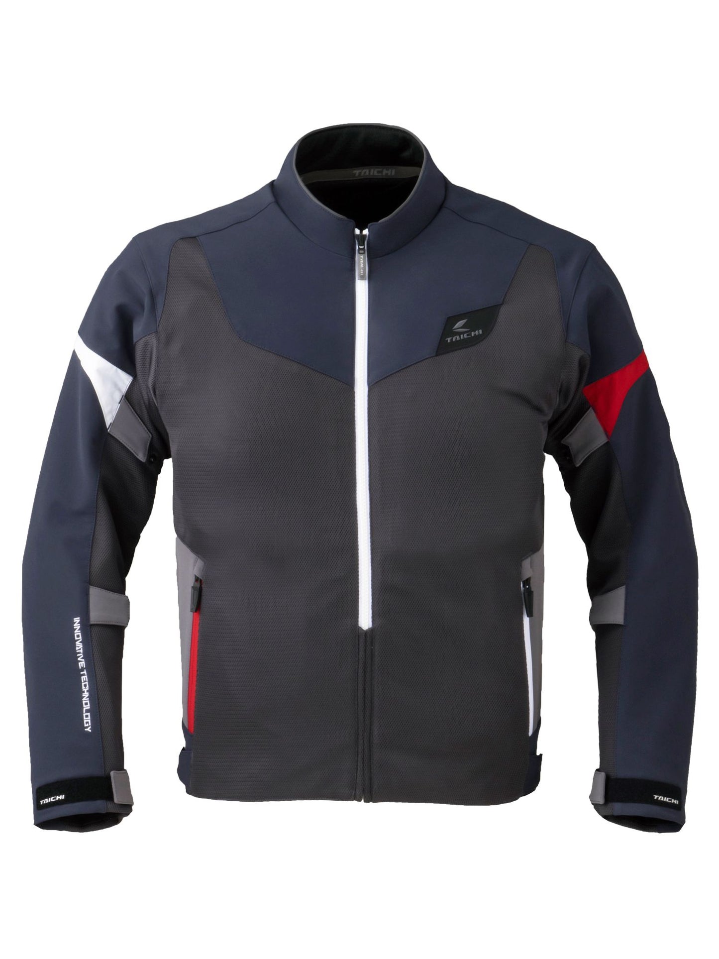 Motorcycle sporty mesh riding jacket CE level 2 Ash navy