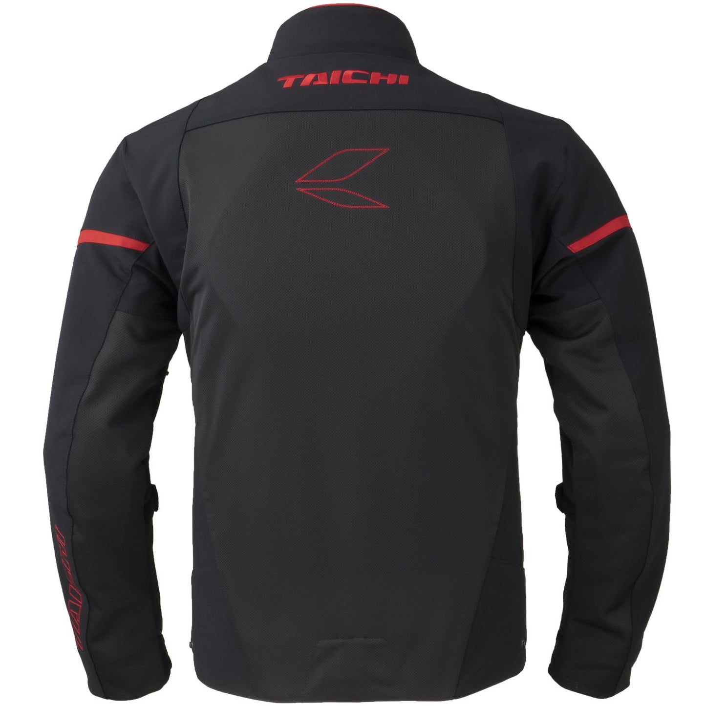 Motorcycle sporty mesh riding jacket CE level 2 black red