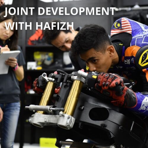 Motorcycle full gauntlet racing glove - developed by Motogp Team - knox sps