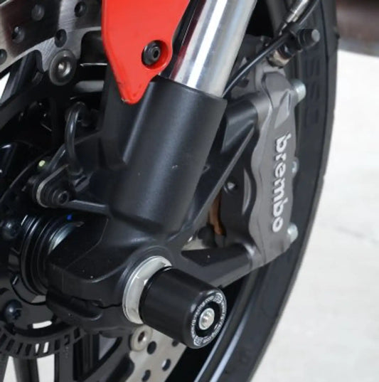 Motorcycle fork protectors black for variable ducati models
