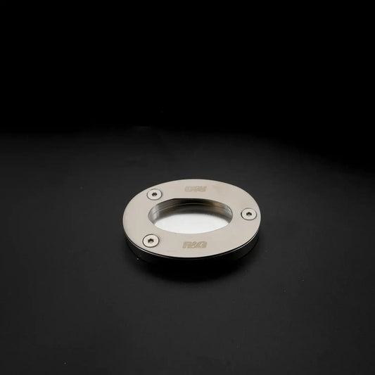 Motorcycle side stand protector / extender silver for kawasaki versys 650 / ZH2