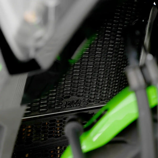 Motorcycle radiator guard black for kawasaki zx4r /rr 23-24