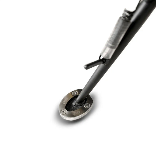 Motorcycke kickstand shoe, side stand protector aluminium for kawasaki zx6r 19-24, zx10r 21+