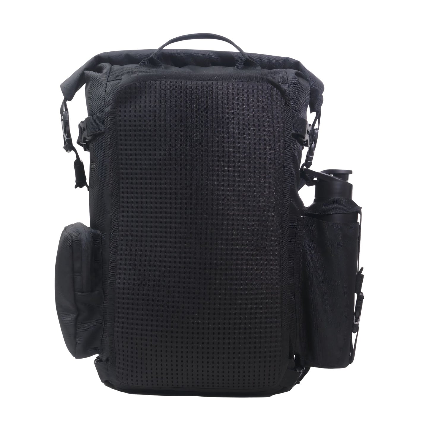 Motorcycle 25L black tail bag waterproof