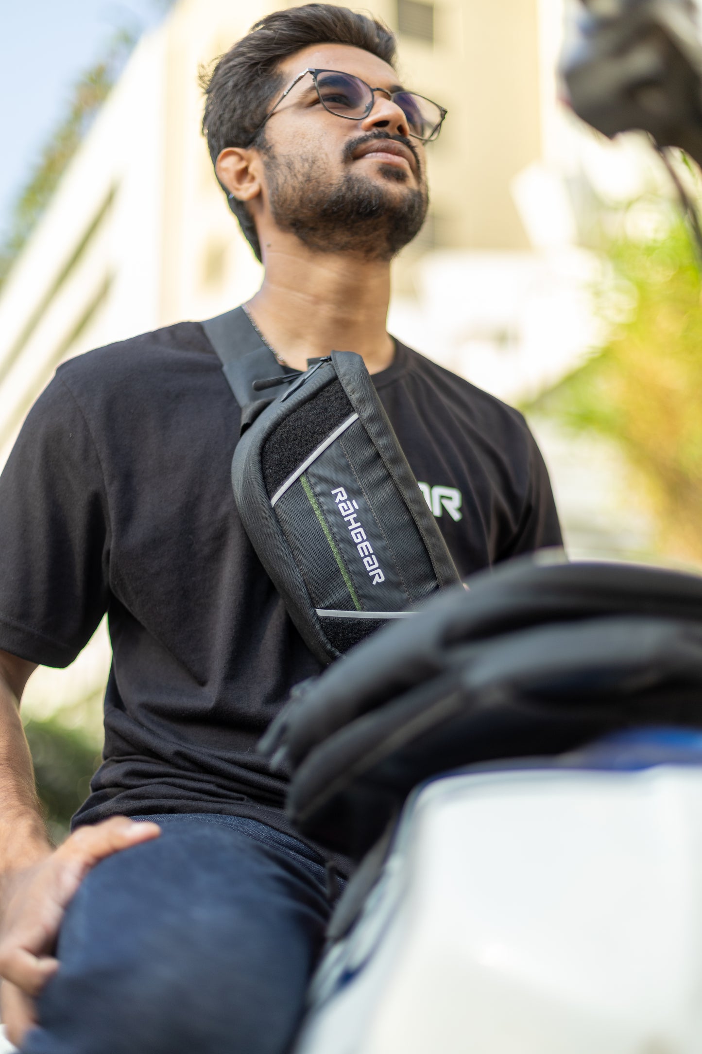 Motorcycle 2L black handlebar / waist bag