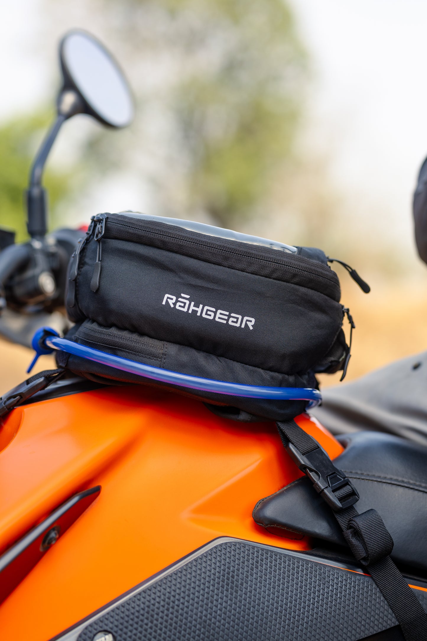 Motorcycle tank & hydration bag black