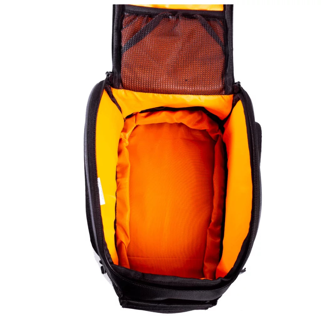 Motorcycle tank bag black with transparent mobile pouch