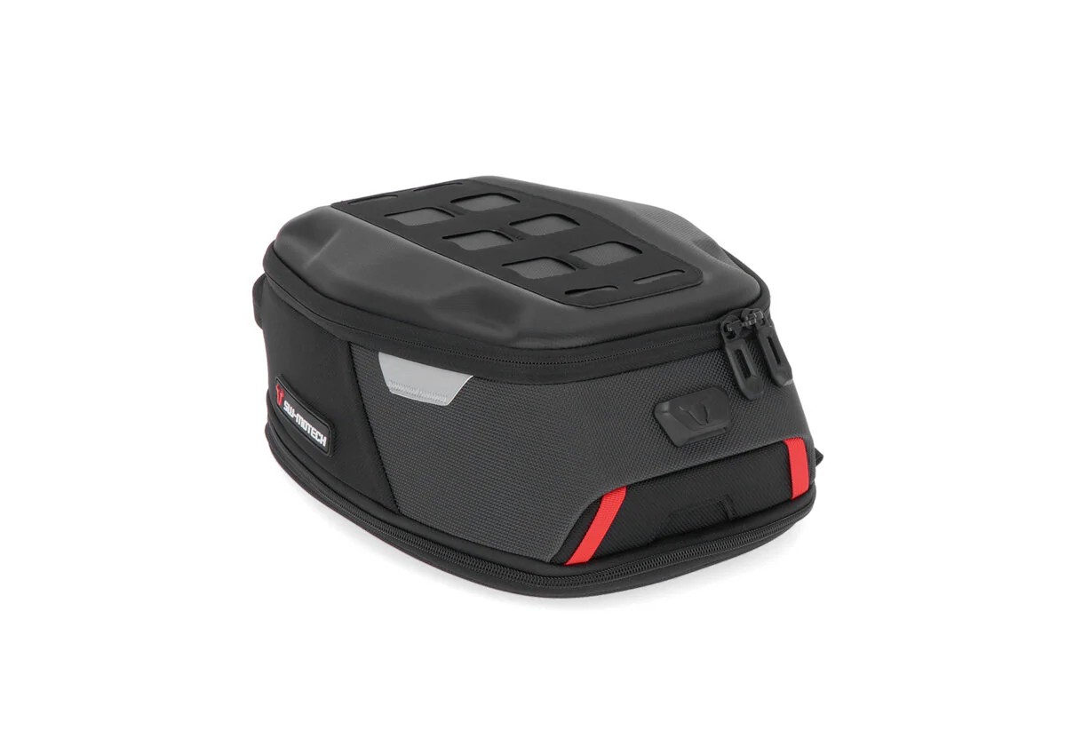 Motorcycle tank bag black waterproof 5-8 L