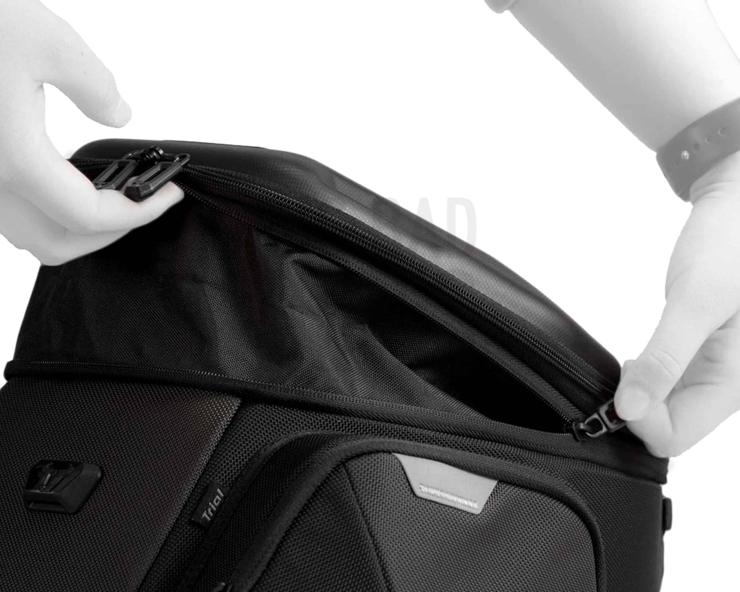 Motorcycle magnetic tank bag black waterproof 6-9L