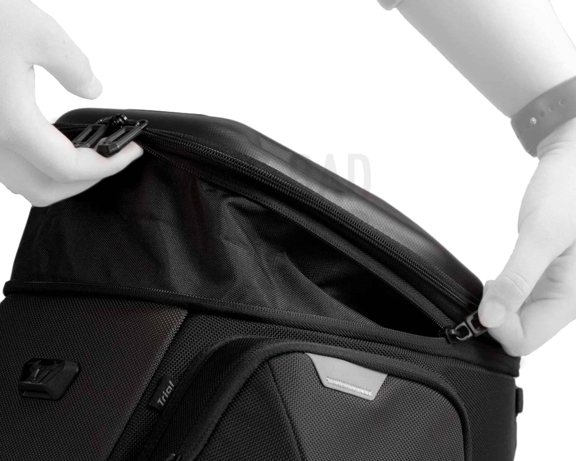 Motorcycle magnetic tank bag black waterproof 6-9L