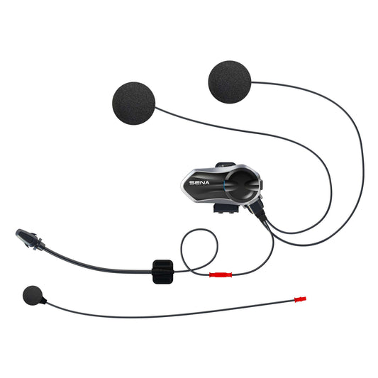 Motorcycle bluetooth communication system - various colour faceplates wiring