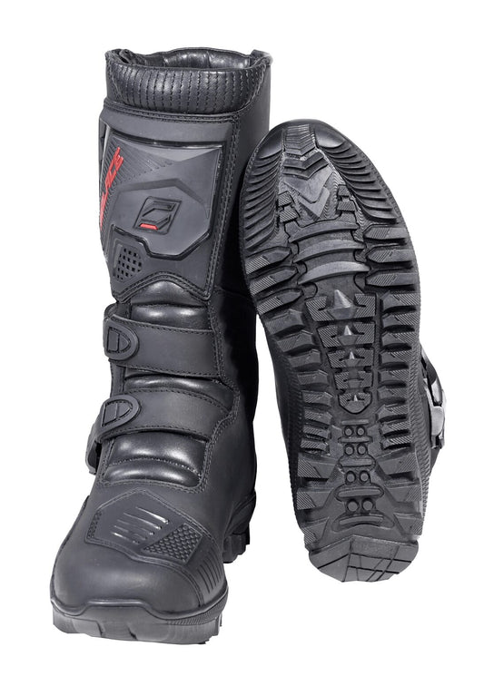 motorcycle Full boots black with knox protection waterproof