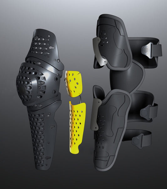 Motorcycle riding knee guard for protection