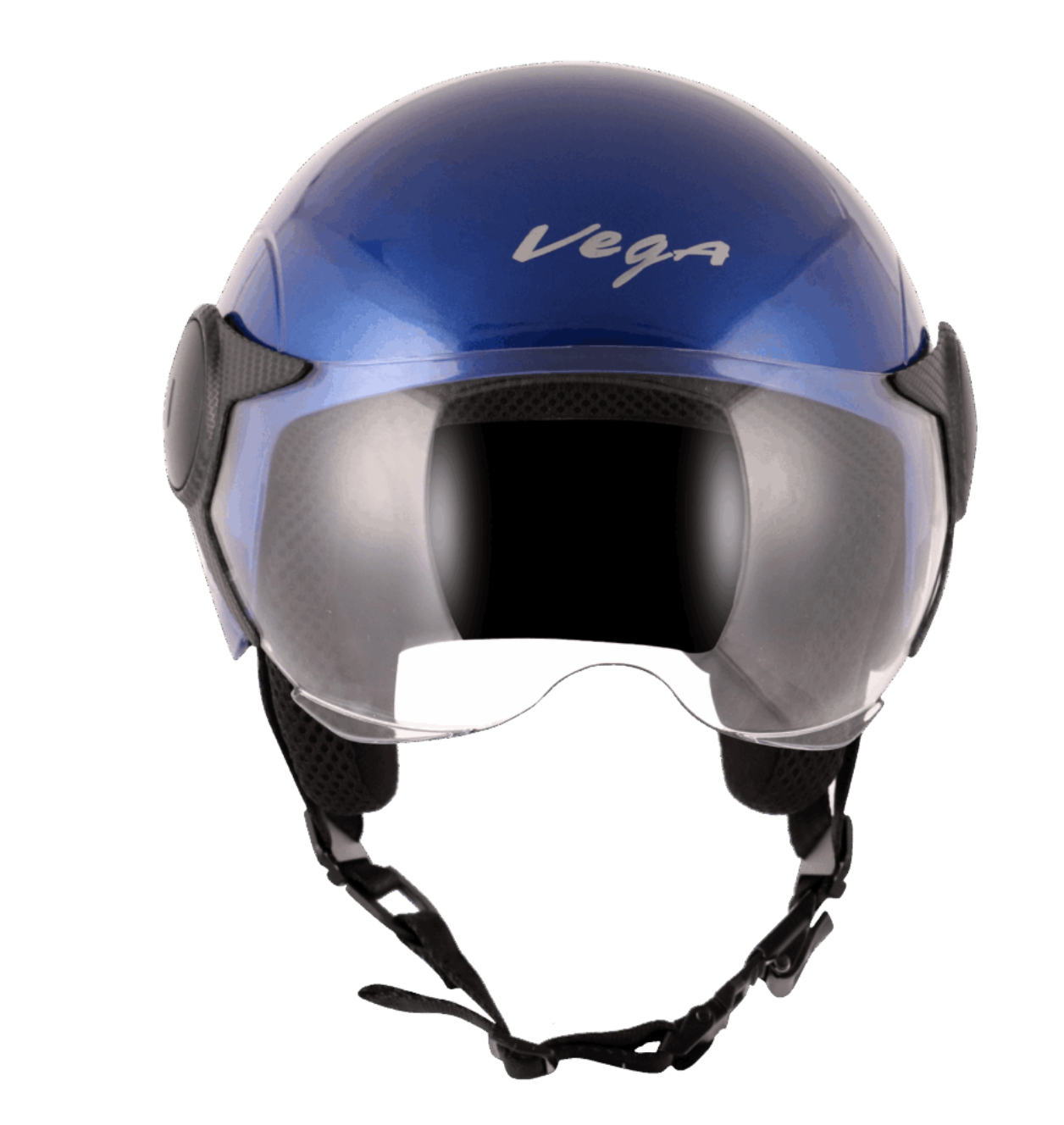 Scooter / motorcycle womens open face helmet blue