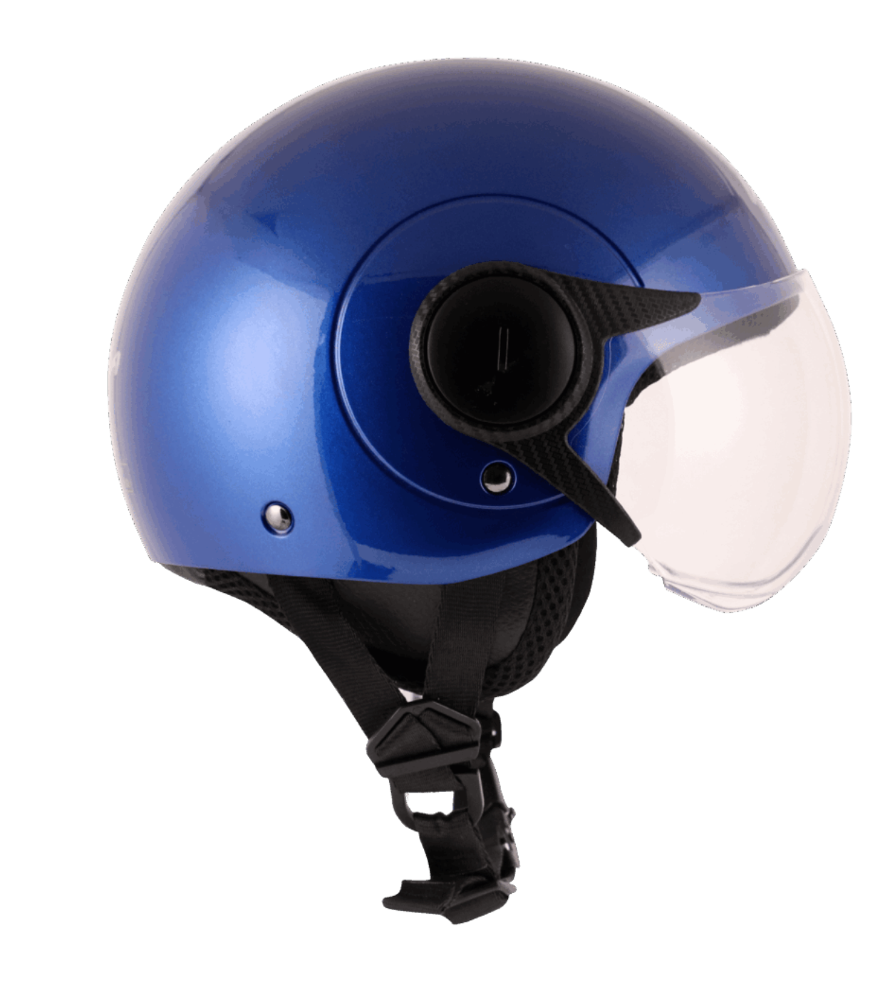 Scooter / motorcycle womens open face helmet blue