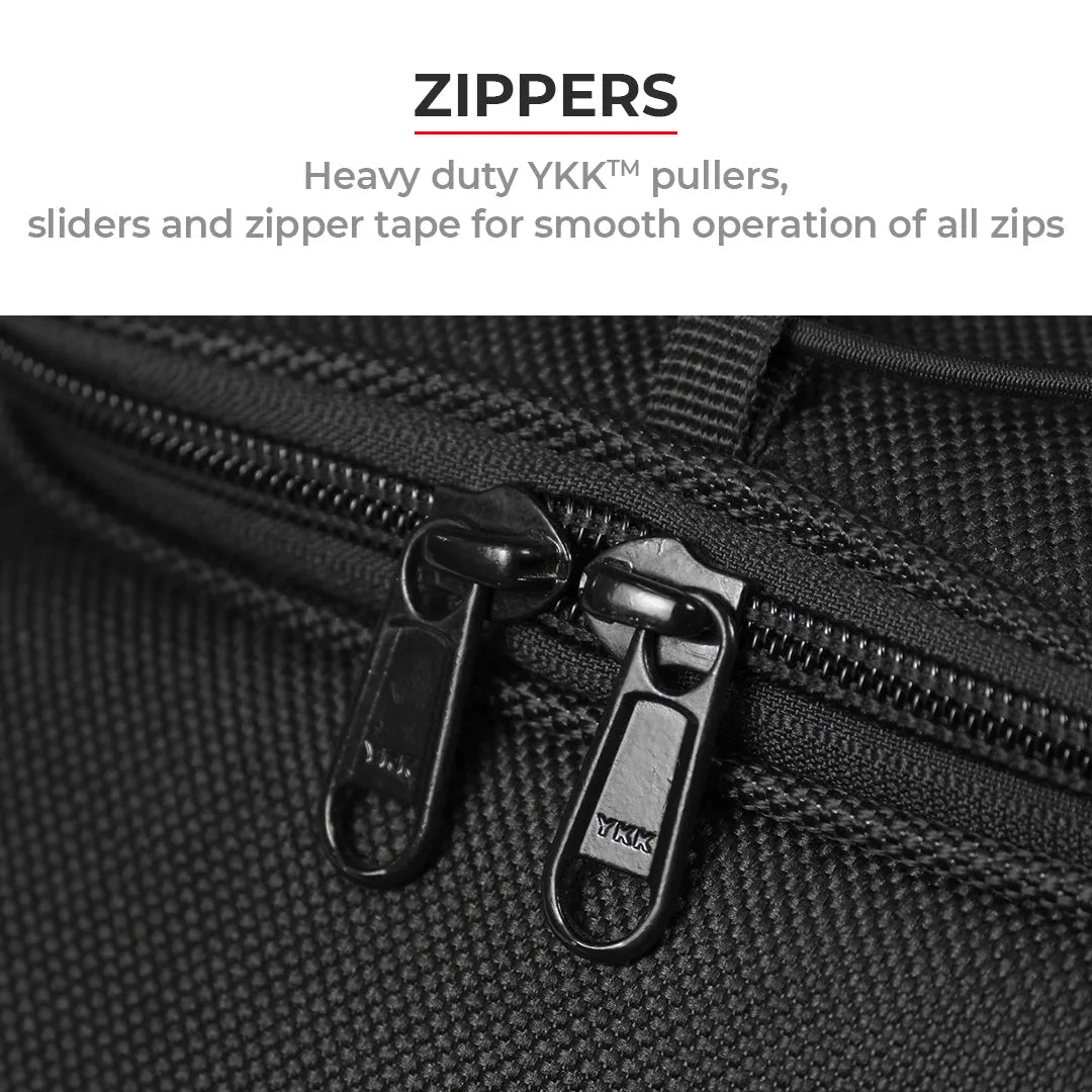 Motorcycle 64L black saddle luggage bags waterproof