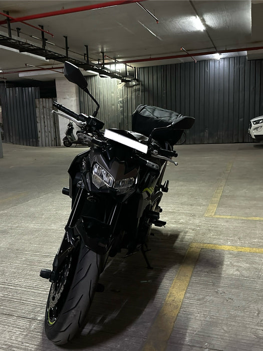 Motorcycle tail bag black 35 litres universal fitment