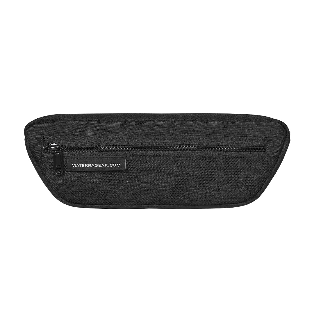 Motorcycle black handlebar trailpack