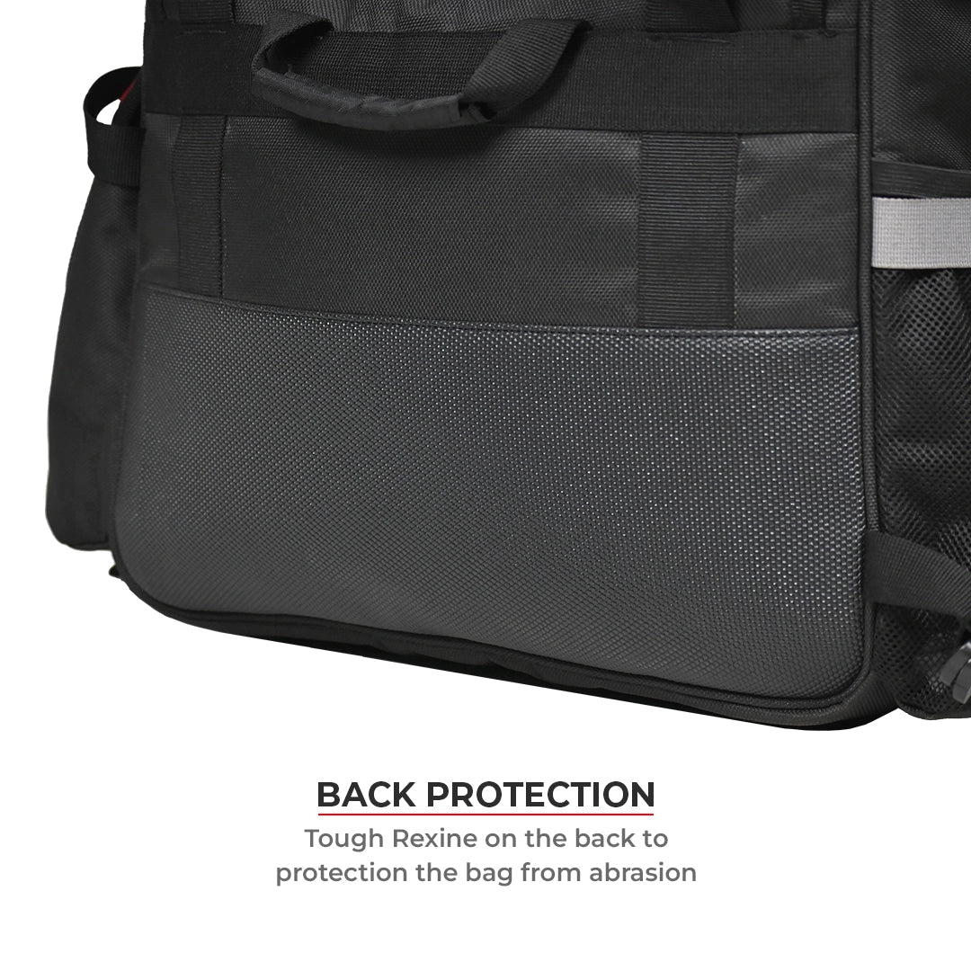 Motorcycle saddle bag 52L waterproof black