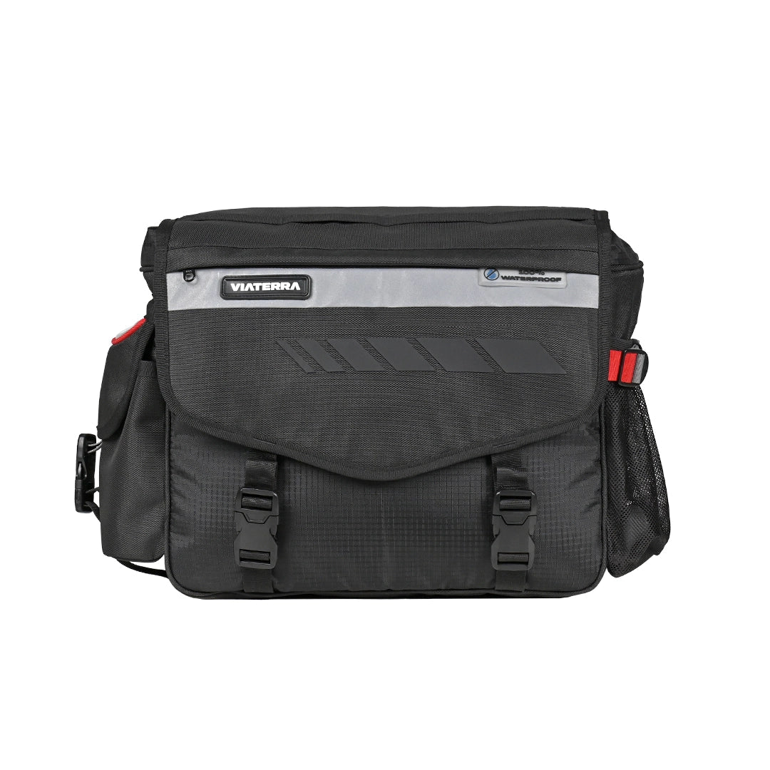 Motorcycle saddle bag 52L waterproof black