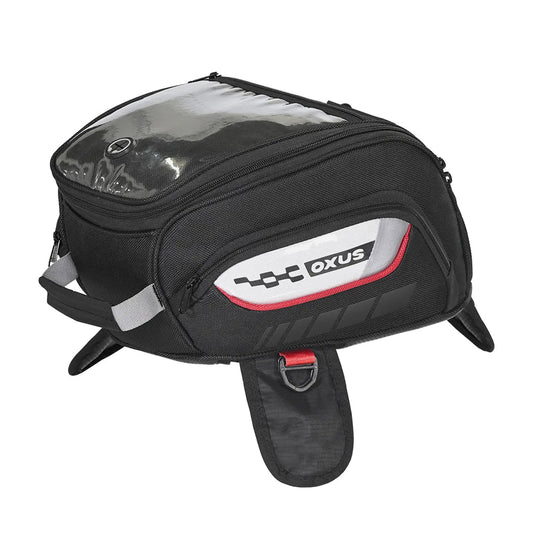 Motorcycle tank bag black magnetic 13L