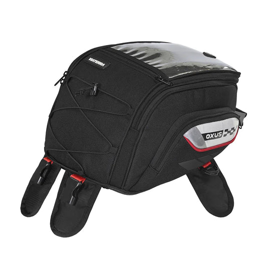 Motorcycle tank bag black magnetic 13L