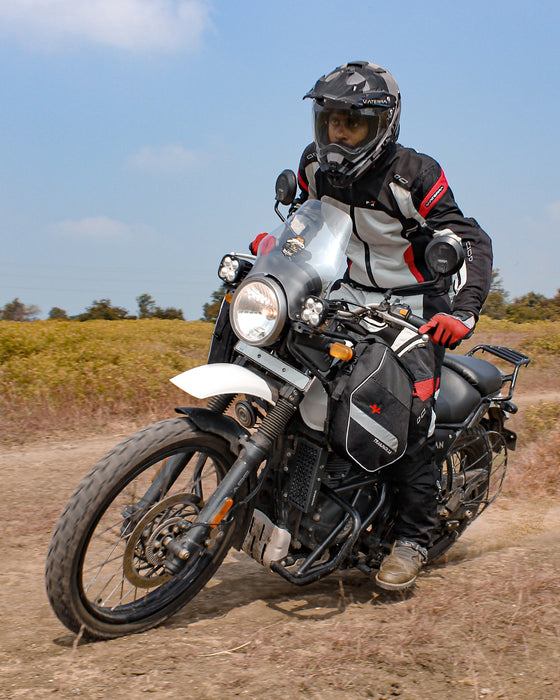 Motorycle waterproof black trailpack for himalayan 411 2020