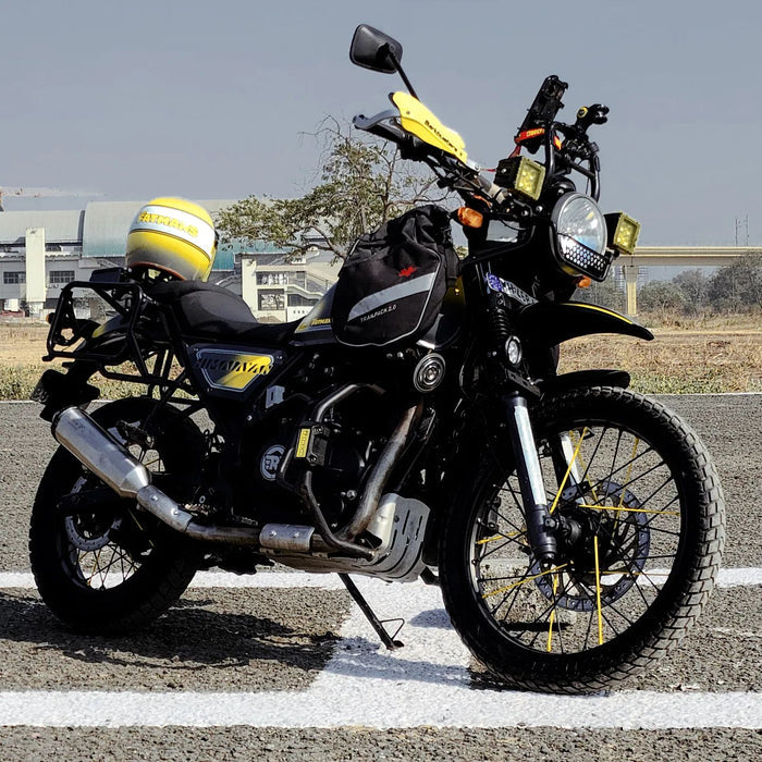 Motorycle waterproof black trailpack for himalayan 411 2020