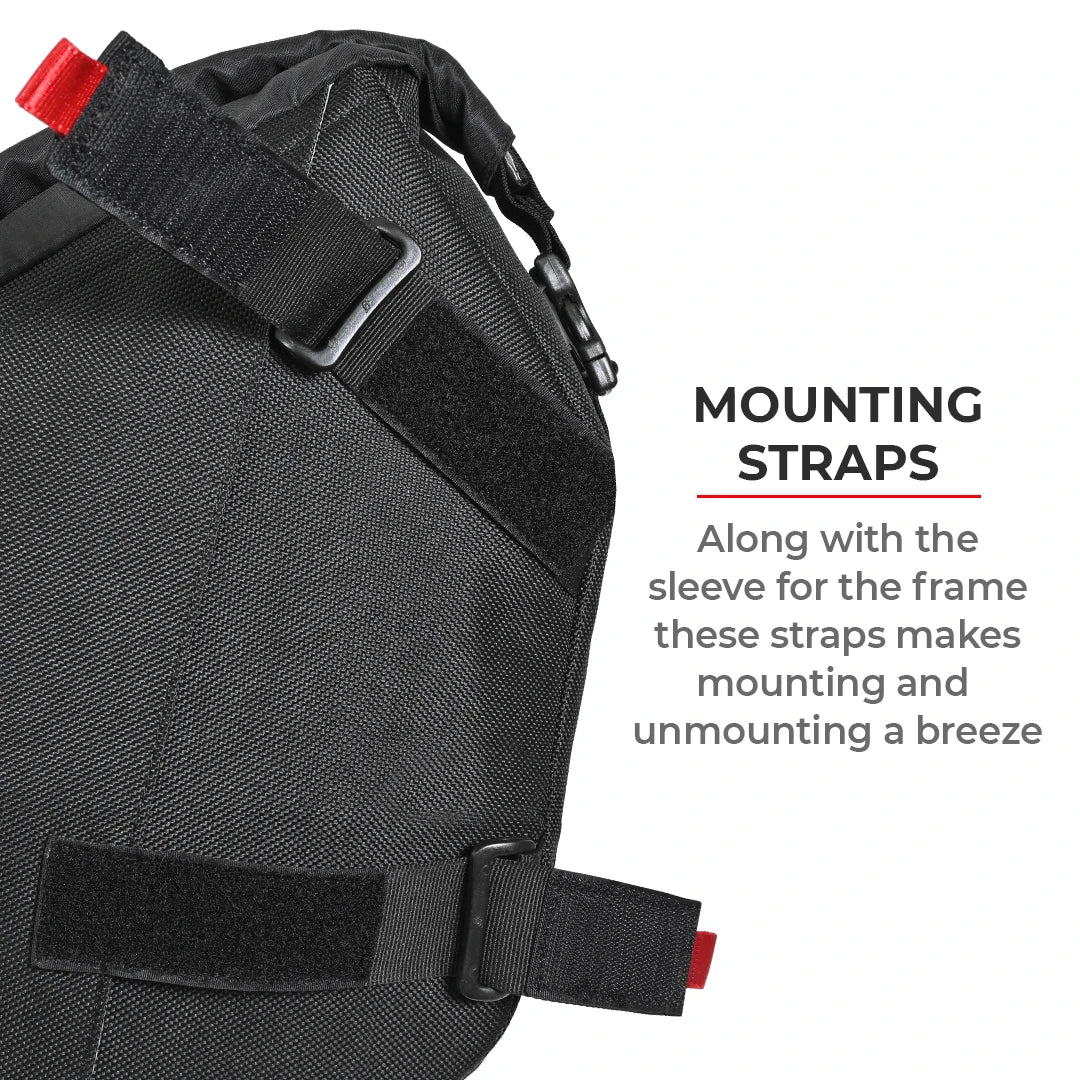 Motorycle waterproof black trailpack for himalayan 411 2020