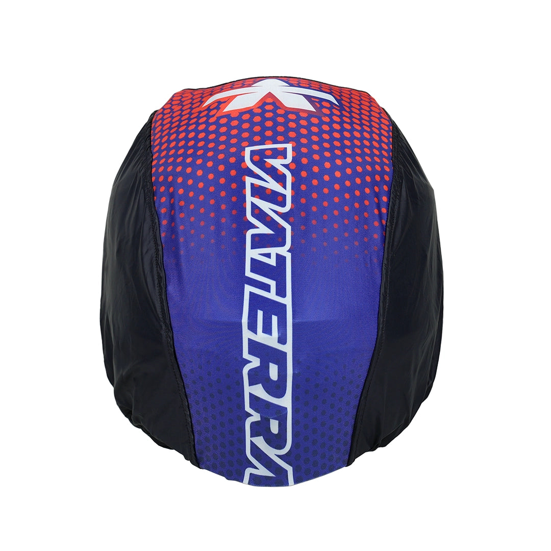 Motorcycle helmet bag red & blue