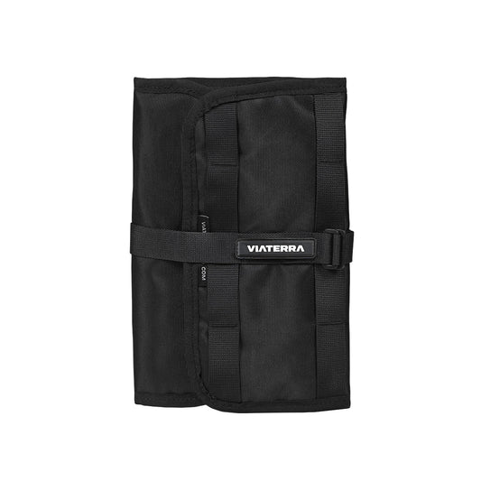 Motorcycle black tool storage pack bag