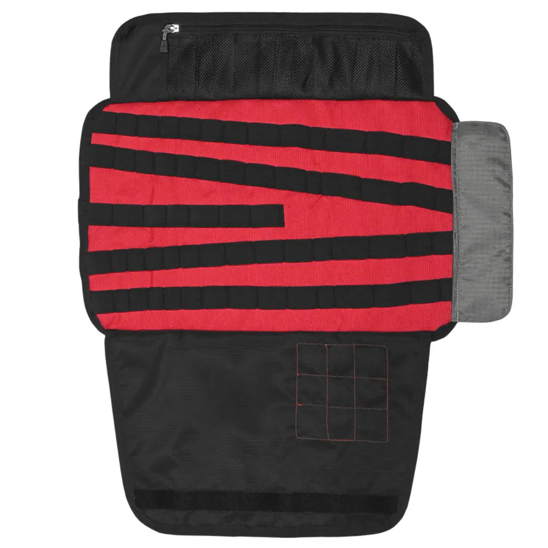 Motorcycle black tool storage pack bag