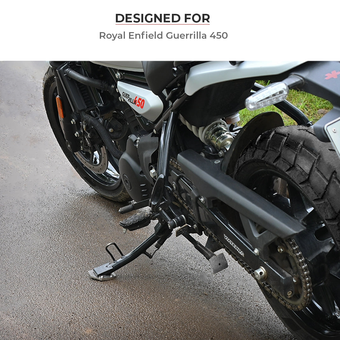 Motorcycle side stand extender steel for royal enfield guerilla 450