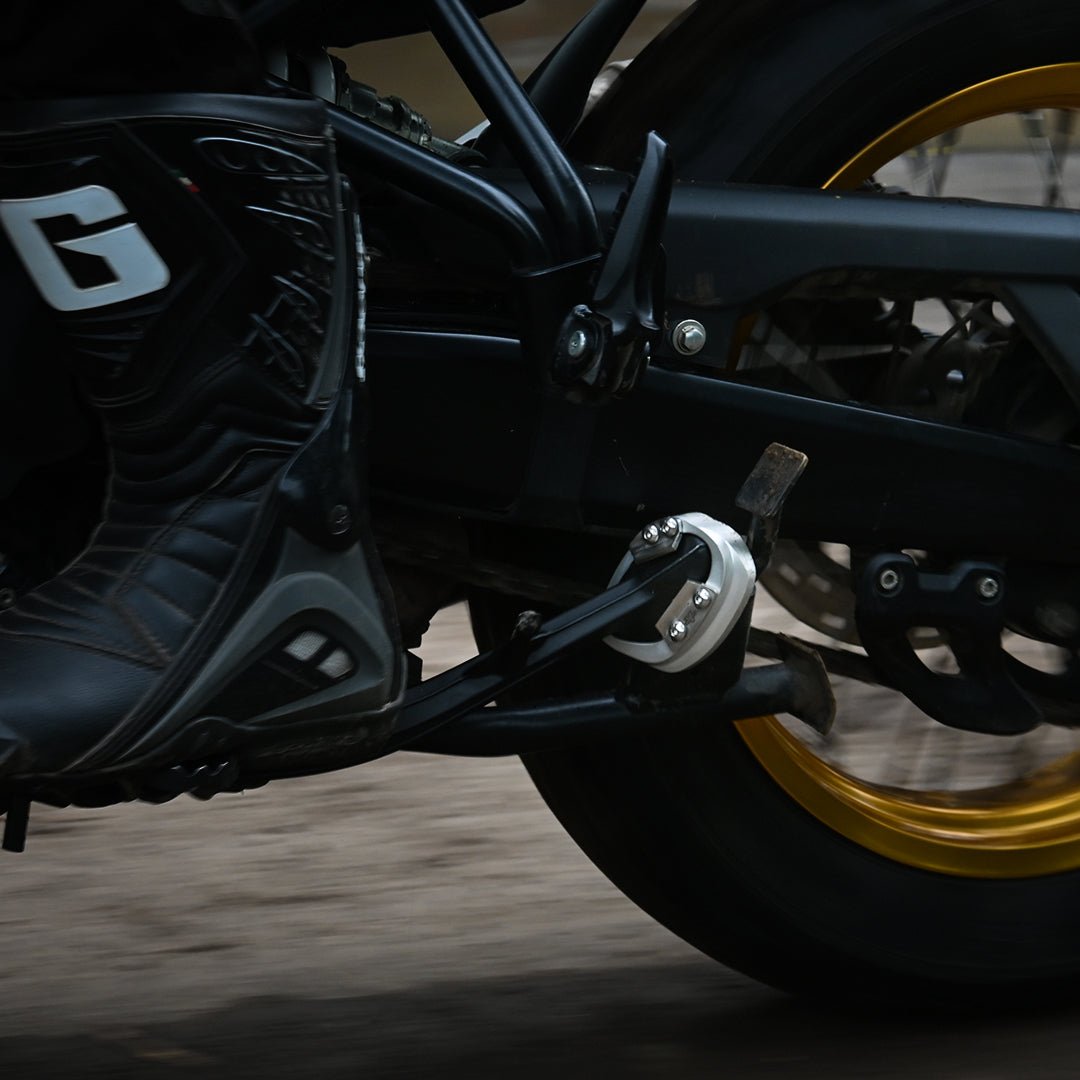 Motorcycle side stand shoe stainless steel for royal enfield himalayan 450