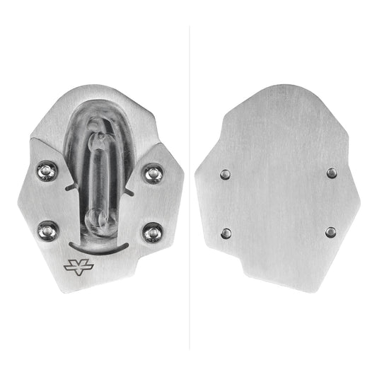 Motorcycle side stand extender / side stand shoe stainless steel for suzuki v-strom 250 sx