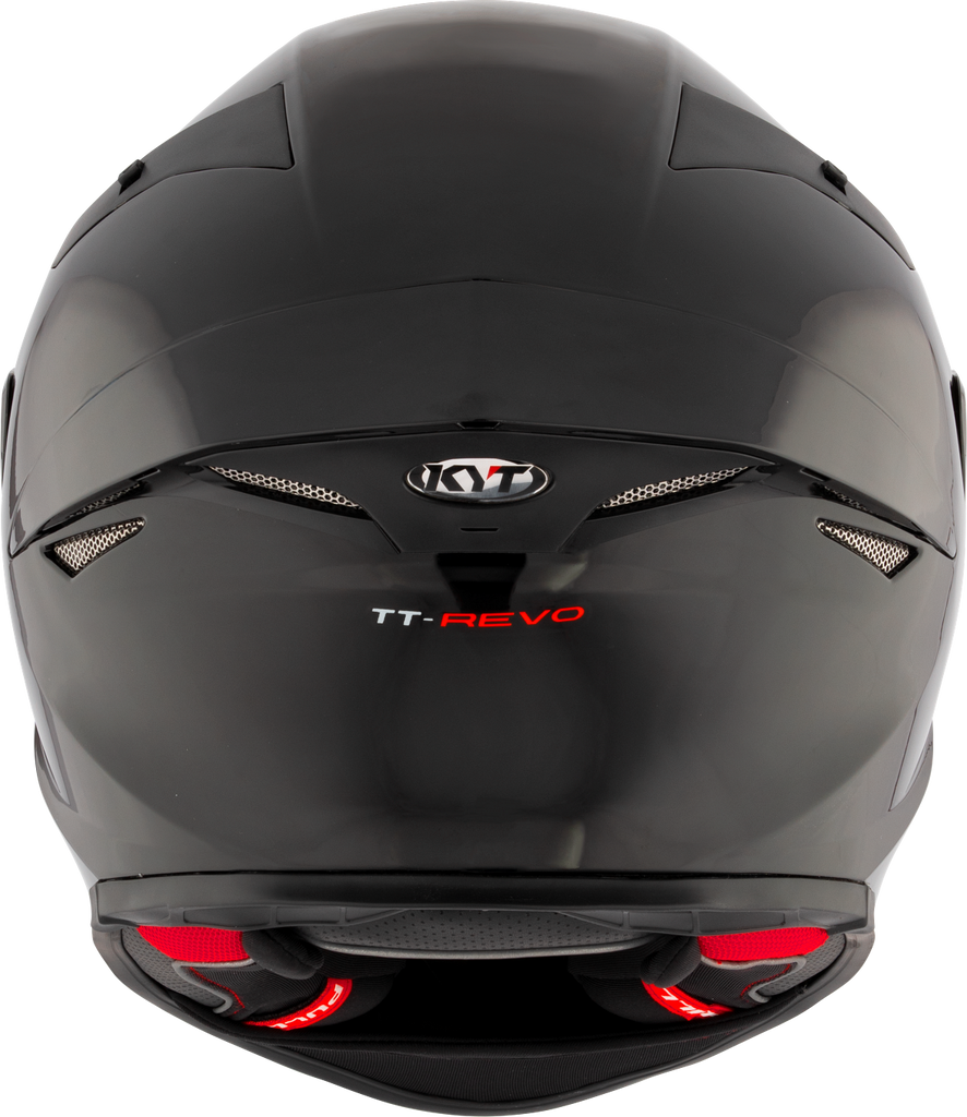 KYT TT Revo Plain Gloss Black