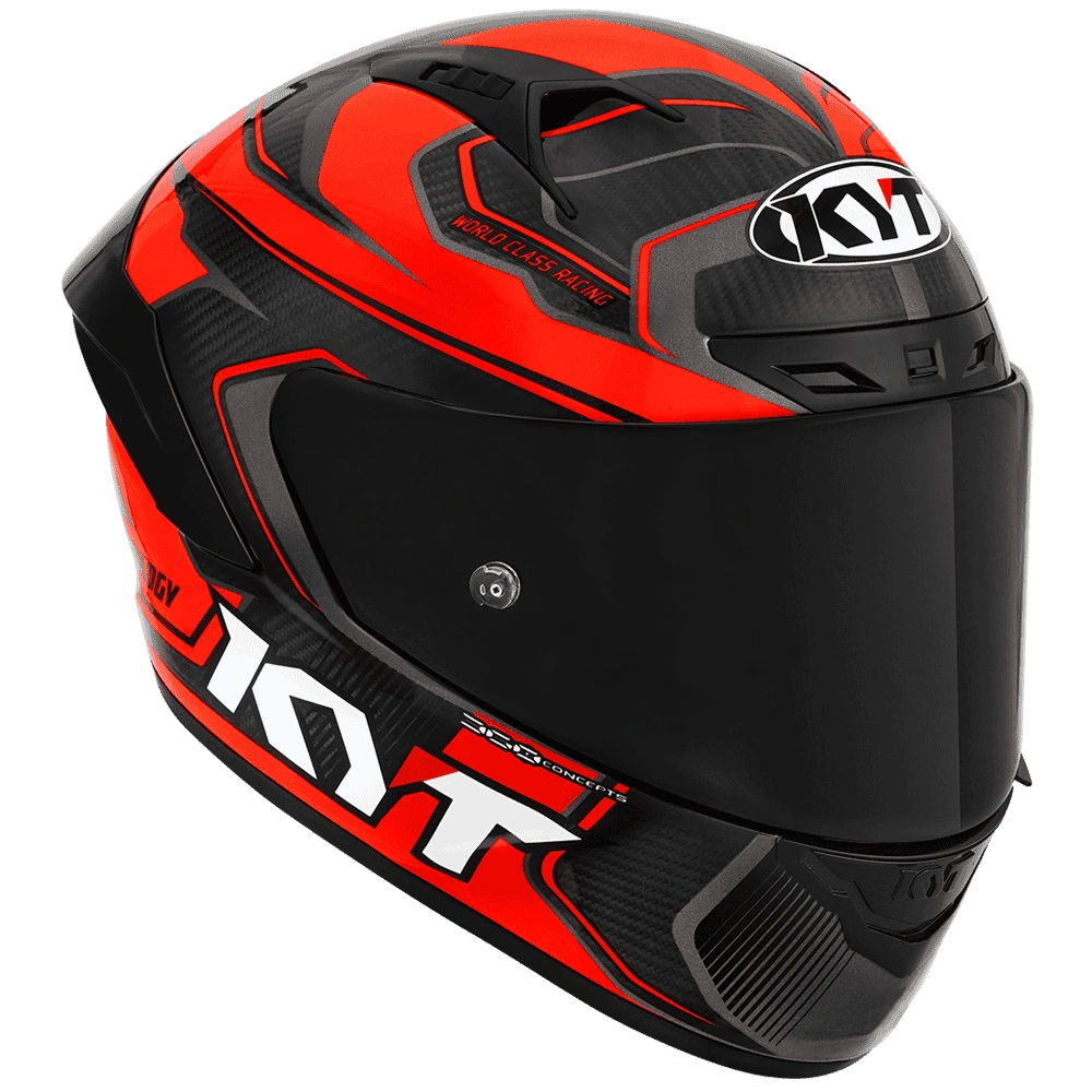 Motorcycle Carbon fiber red and black helmet sports/race dot-certified pinlock