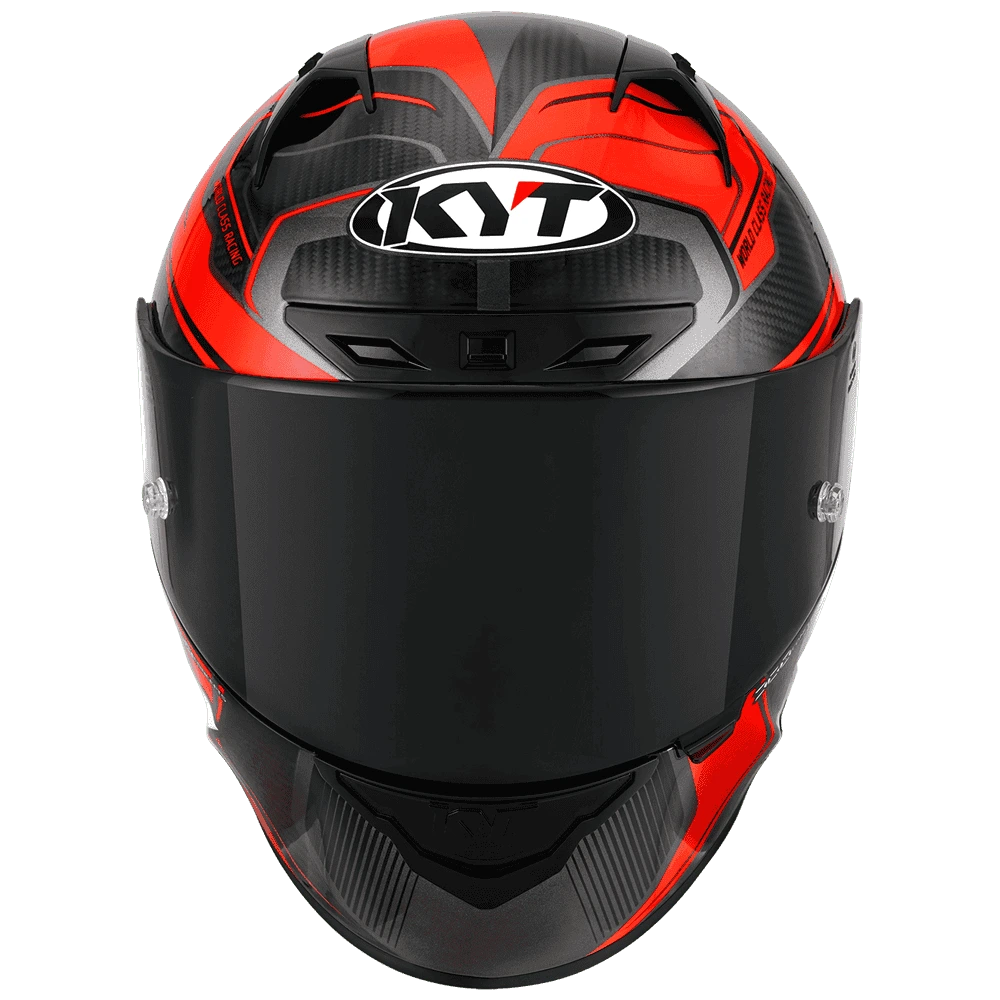 Motorcycle Carbon fiber red and black helmet sports/race dot-certified pinlock