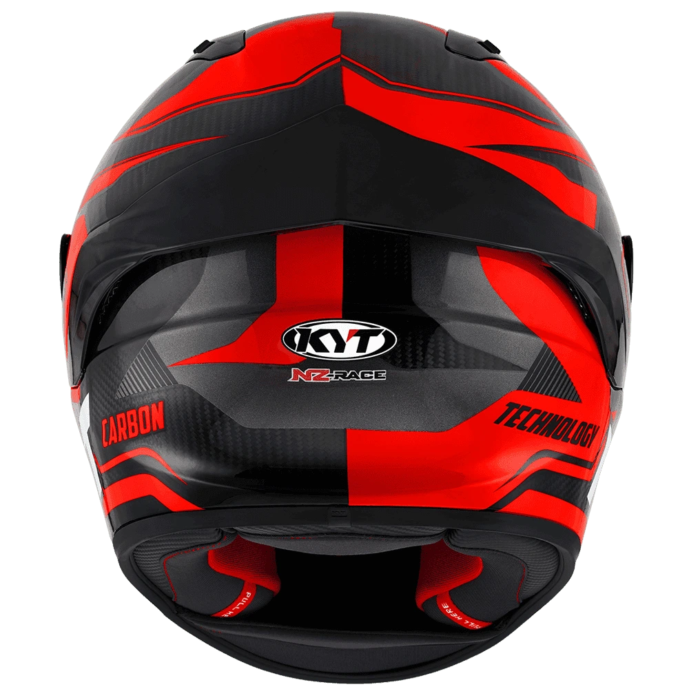 Motorcycle Carbon fiber red and black helmet sports/race dot-certified pinlock