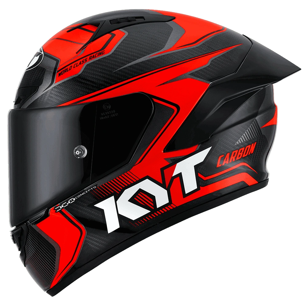 Motorcycle Carbon fiber red and black helmet sports/race dot-certified pinlock