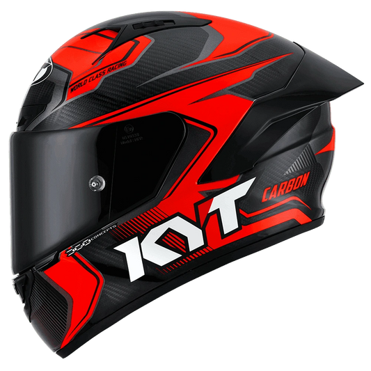Motorcycle Carbon fiber red and black helmet sports/race dot-certified pinlock