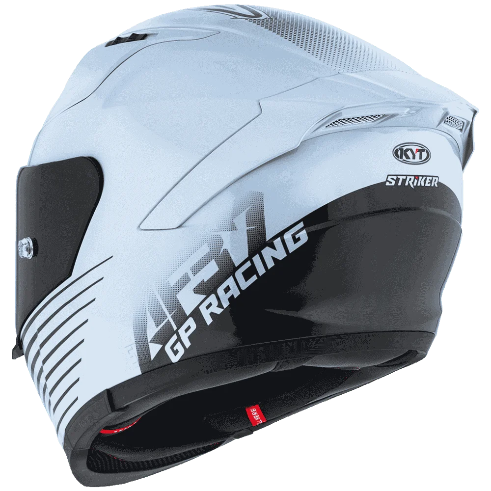 Motorcycle Light sea blue anti-scratch treated visor pinlock helmet KYT striker