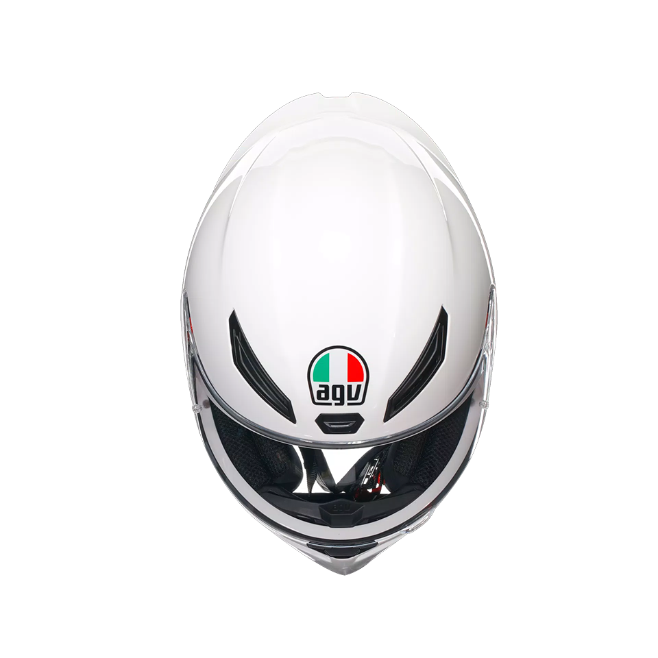 AGV K1-S White Full Face Helmet : [ E2206 / ISI ]