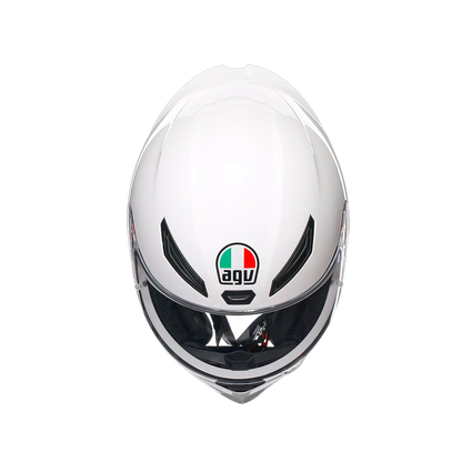 AGV K1-S White Full Face Helmet : [ E2206 / ISI ]