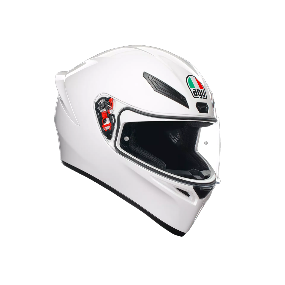 AGV K1-S White Full Face Helmet : [ E2206 / ISI ]