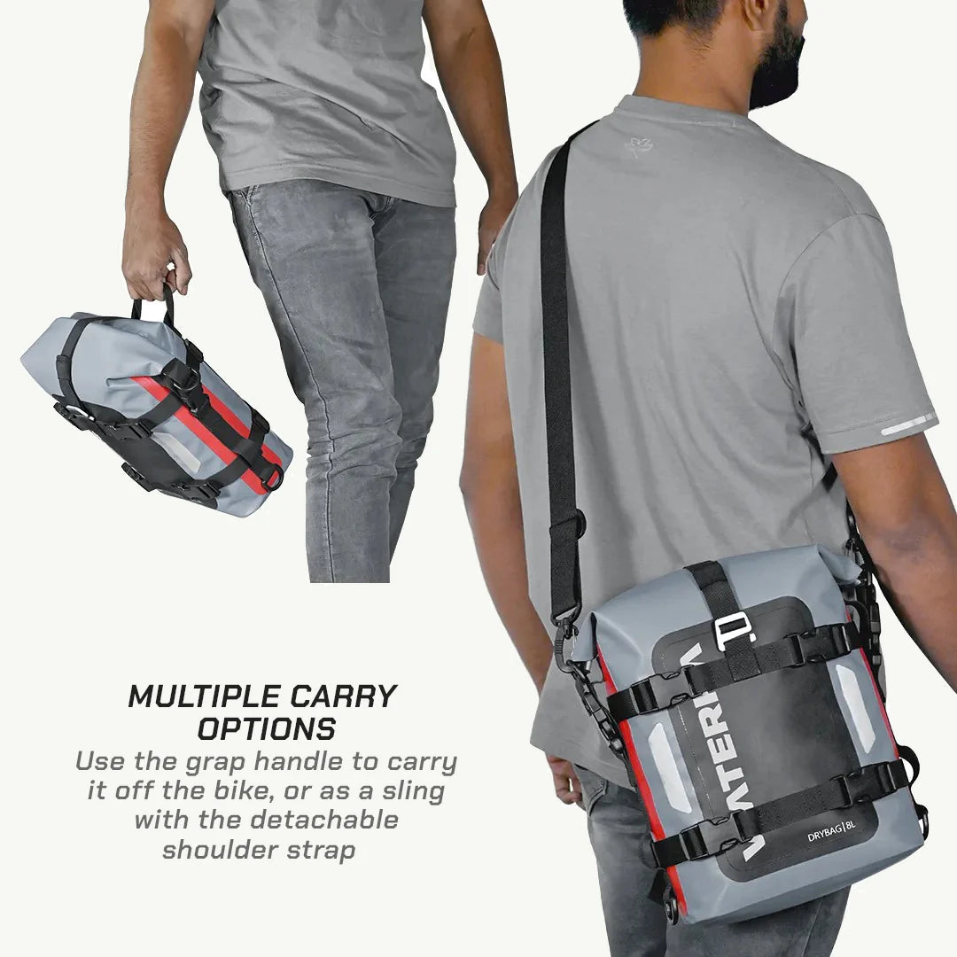 Viaterra Drybag 8L - Waterproof Tailbag / Rear Rack Bag
